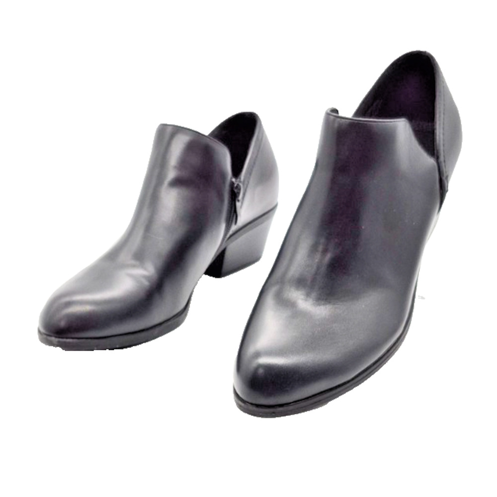 Dream Pairs Women's Ankle Boots Black Size 11 Side Zipper Block Heel